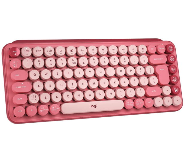 LOGITECH POP KEYS Coral Rose US INTL - 716622 - zdjęcie 2